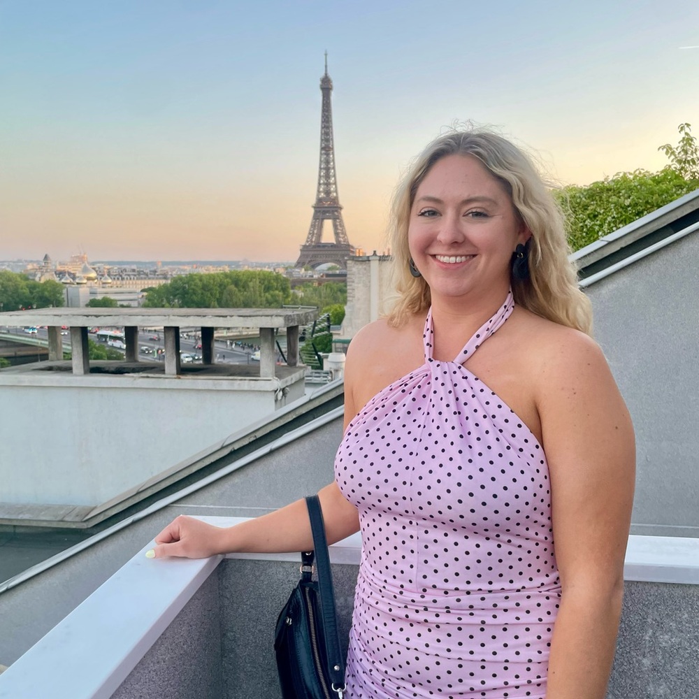 Pink Polka Dot Halter Dress